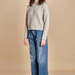 MYAC maglia collo alto in shetland BEMT512 NATURAL hartford 
