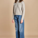 MYAC maglia collo alto in shetland BEMT512 NATURAL hartford 