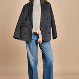 MYAC maglia collo alto in shetland BEMT512 NATURAL hartford 