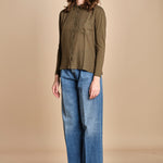 TACY camicia in jersey BETB500 MILITARY hartford 