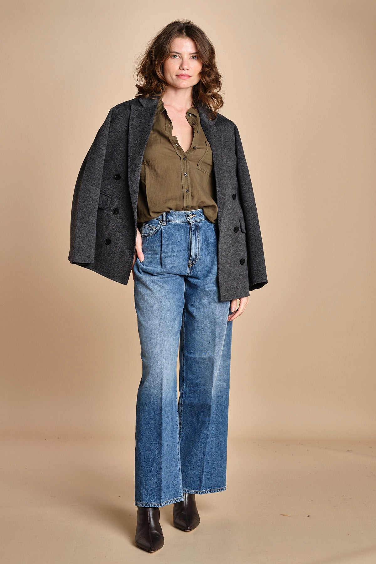 TACY camicia in jersey BETB500 MILITARY hartford 