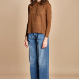 TACY camicia in jersey BETB500 WALNUT hartford 