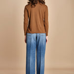 TACY camicia in jersey BETB500 WALNUT hartford 