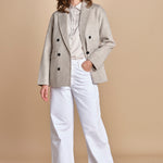 VATI blazer double BEVN552 NATURAL hartford 