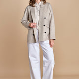 VATI blazer double BEVN552 NATURAL hartford 