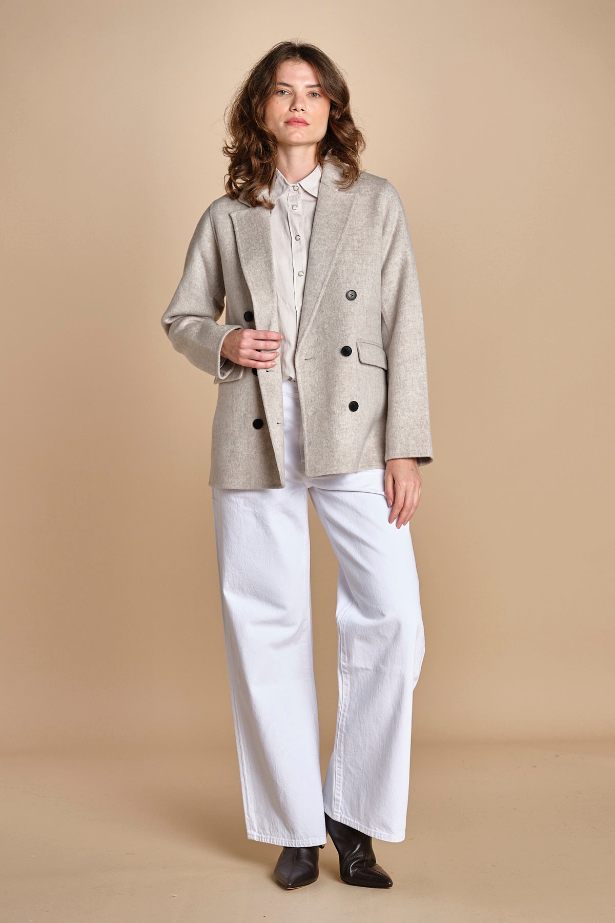 VATI blazer double BEVN552 NATURAL hartford 
