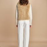 VOBBY gilet in ecopelliccia BEVR554 NATURAL hartford 