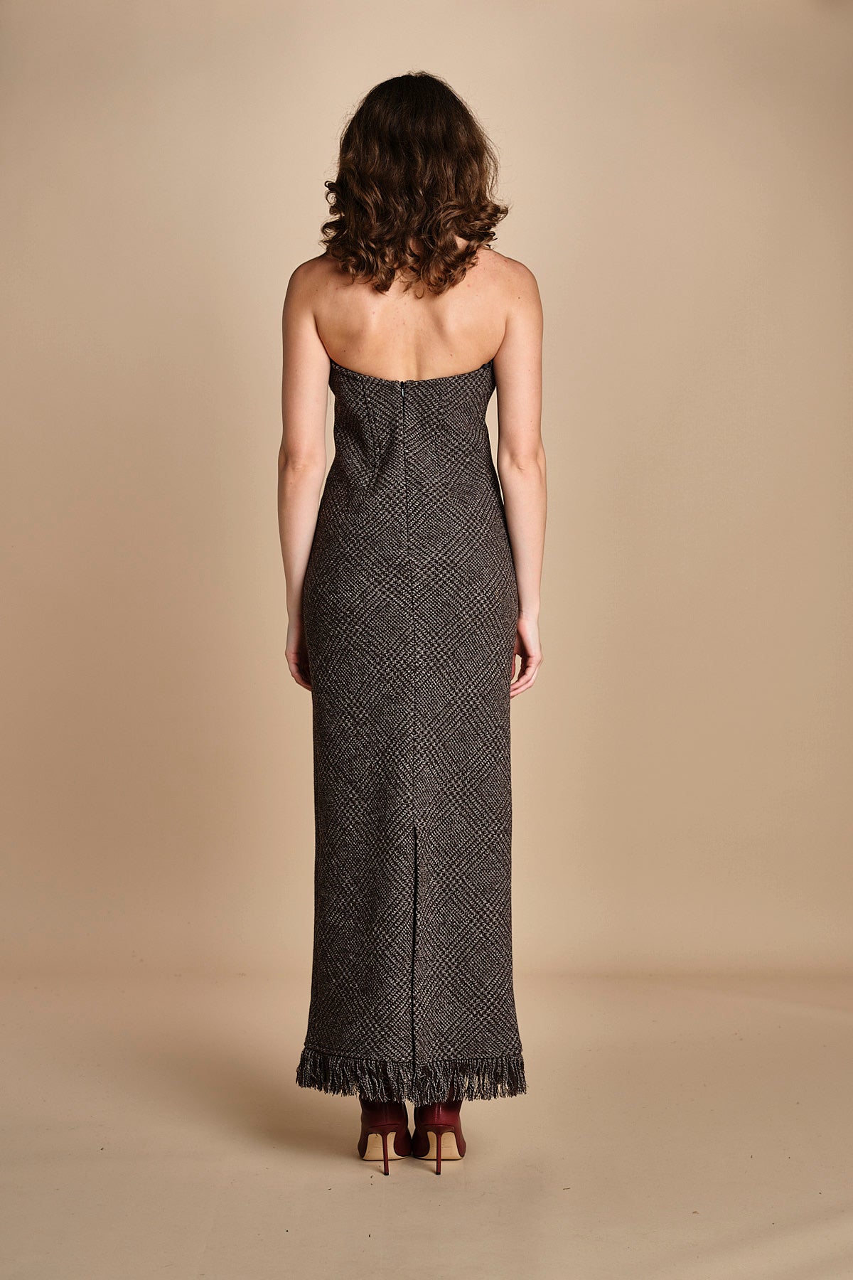 abito lungo in galles ADELE DRESS CHECKS 083 herskind 