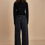 body scollo a v in merinos ANDERSON KNIT BODY BLACK herskind 