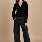 body scollo a v in merinos ANDERSON KNIT BODY BLACK herskind 