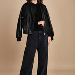 polo a costine CADEE KNIT BLOUSE BLACK herskind 