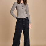 polo a costine CADEE KNIT BLOUSE LIGHT TAUBE herskind 