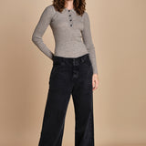 polo a costine CADEE KNIT BLOUSE LIGHT TAUBE herskind 