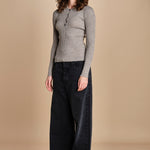 polo a costine CADEE KNIT BLOUSE LIGHT TAUBE herskind 