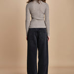 polo a costine CADEE KNIT BLOUSE LIGHT TAUBE herskind 