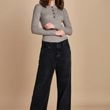 polo a costine CADEE KNIT BLOUSE LIGHT TAUBE herskind 