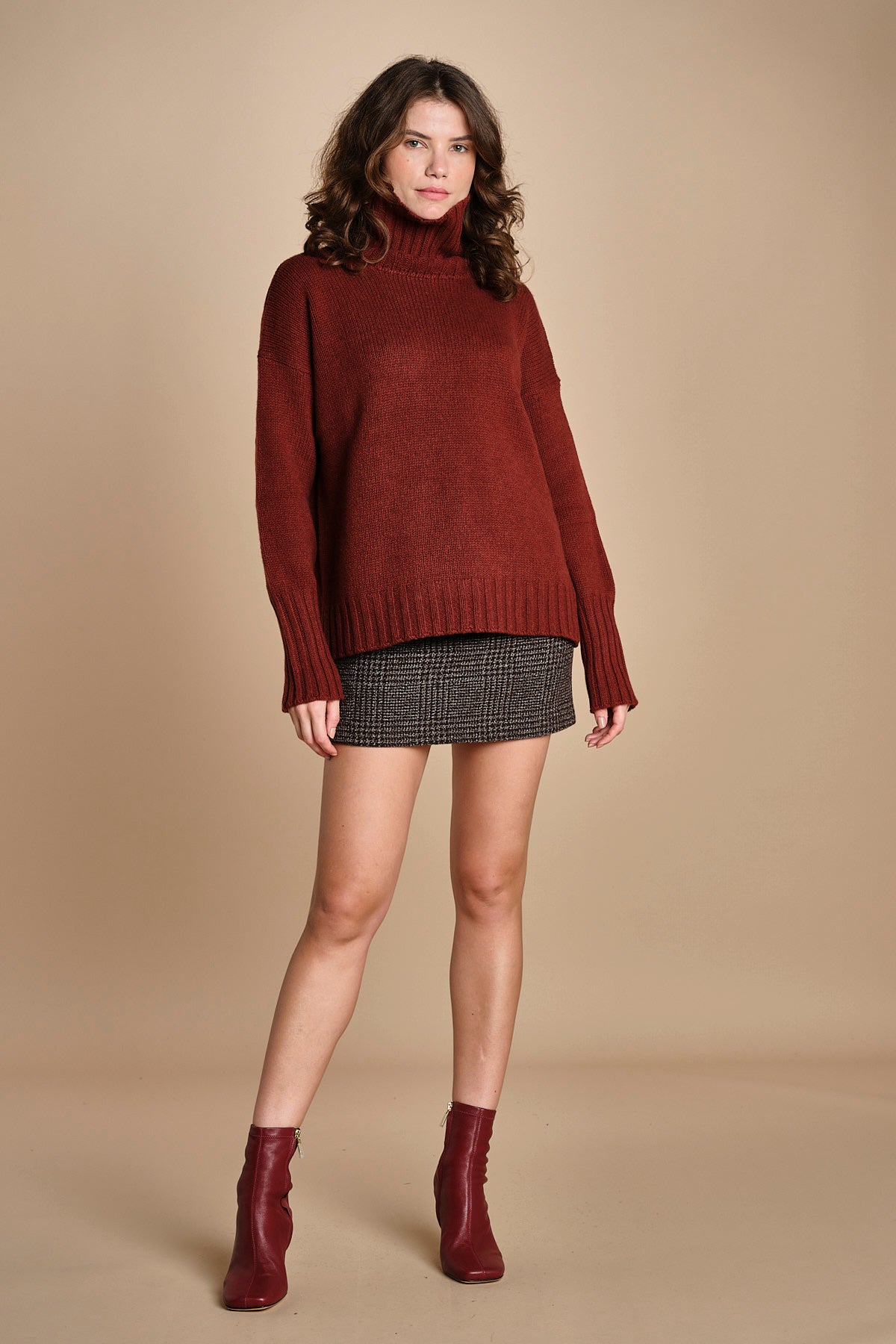minigonna in galles DEBBY SKIRT CHECKS herskind 