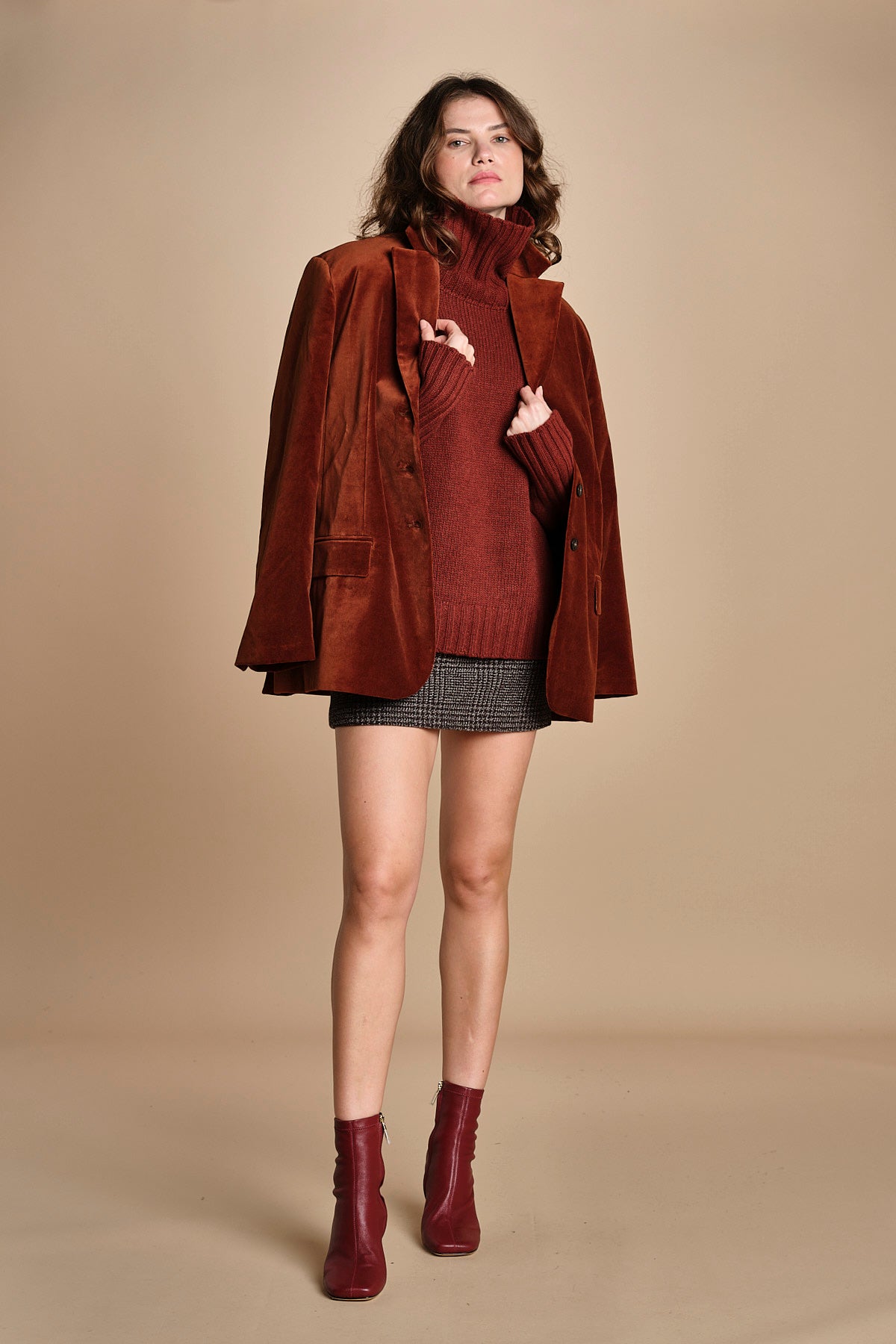 minigonna in galles DEBBY SKIRT CHECKS herskind 