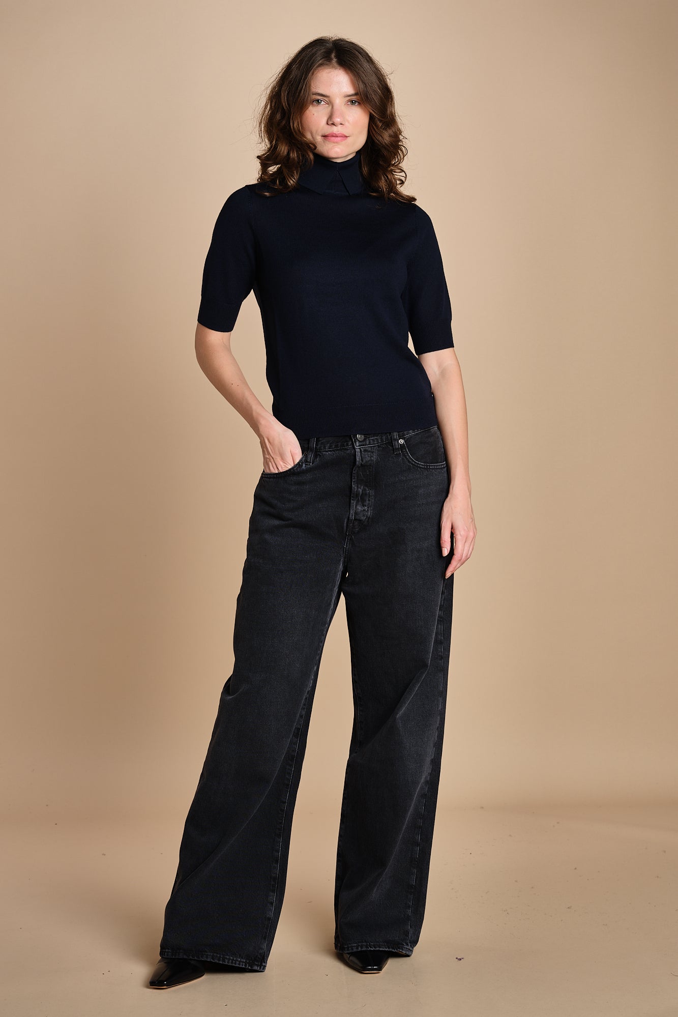 polo manica corta PERRY KNIT BLOUSE 015 herskind 