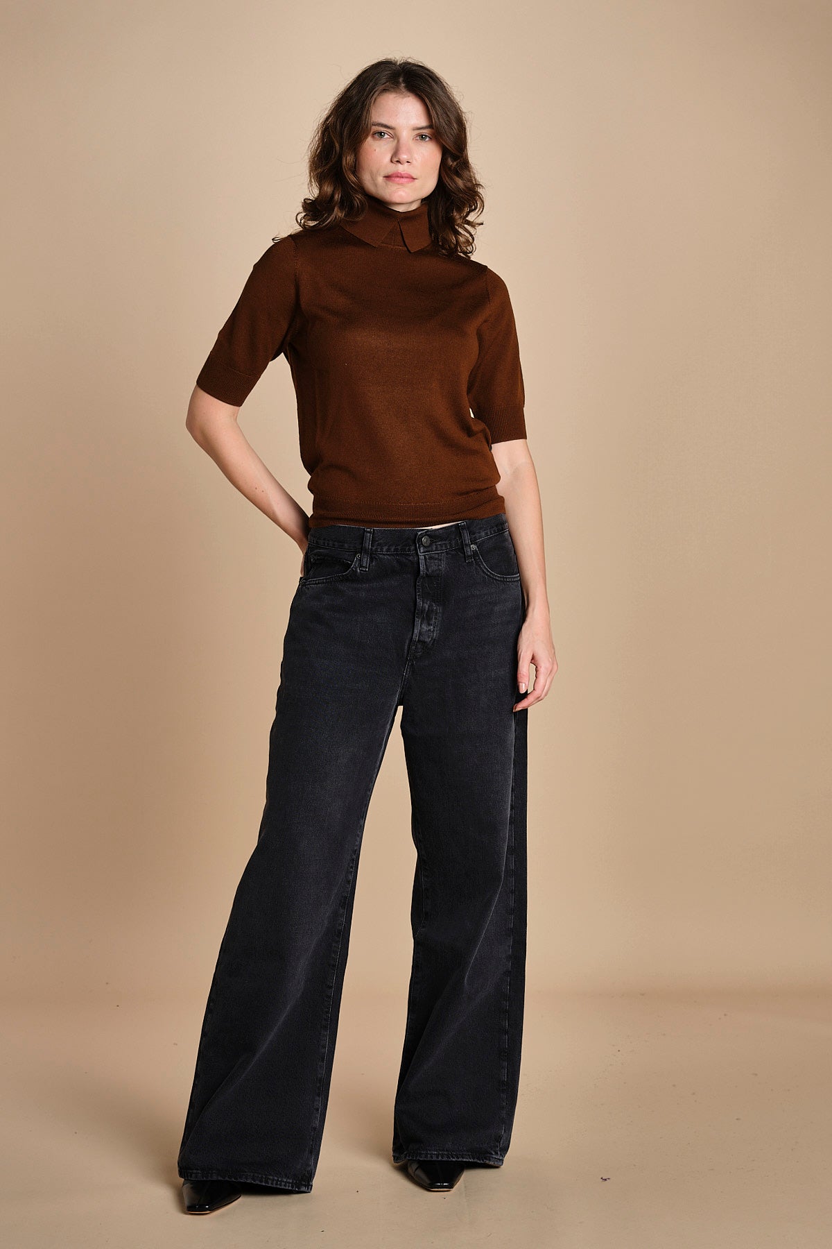 polo manica corta PERRY KNIT BLOUSE 089 herskind 