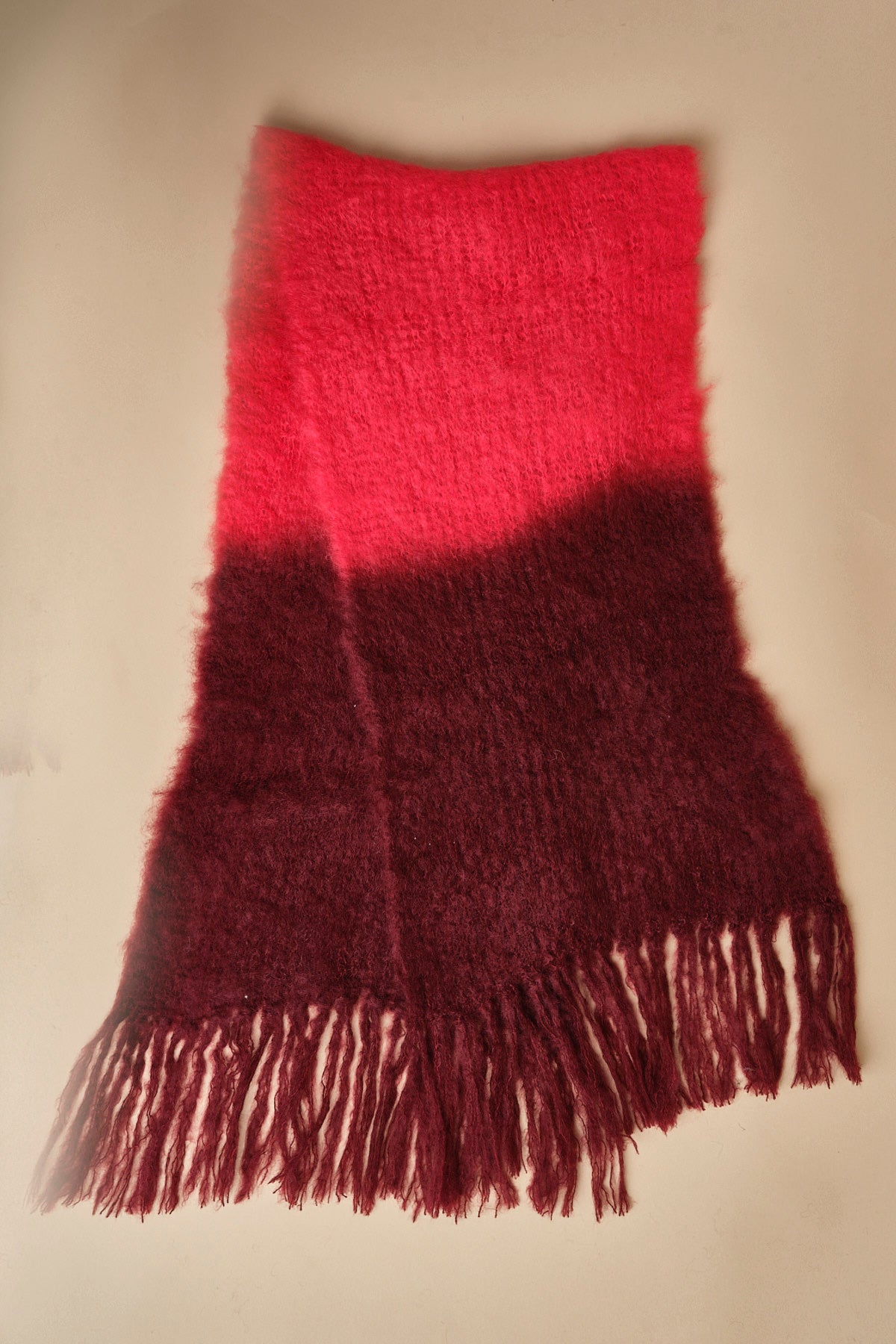 sciarpa mohair bicolore. CHA SEAFOAM hinterveld 
