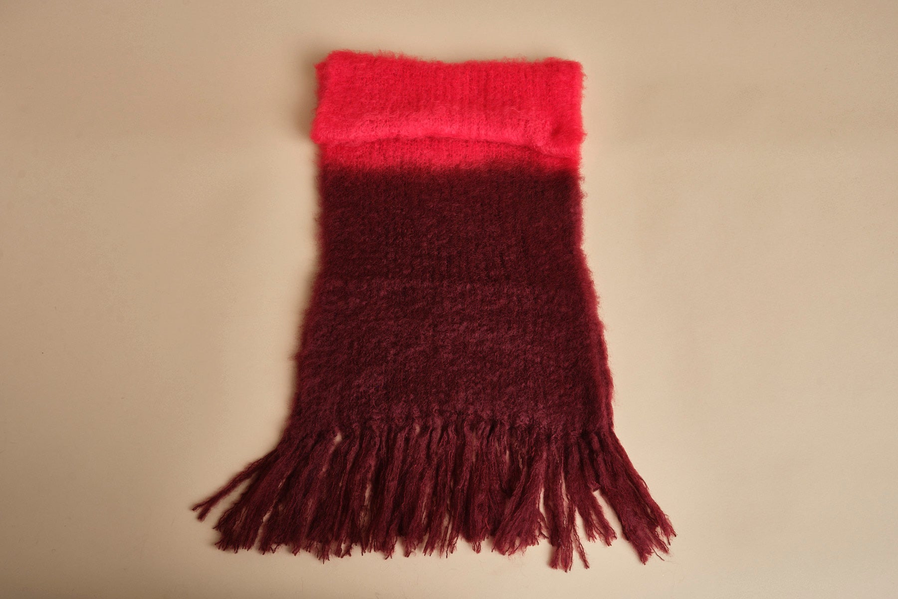 sciarpa mohair bicolore. CHA SEAFOAM hinterveld 