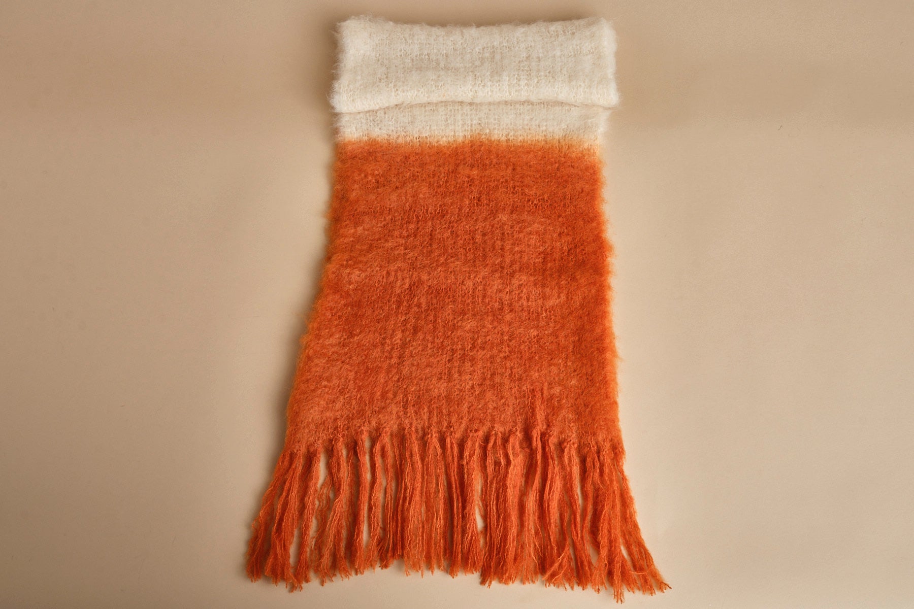 sciarpa mohair bicolore. CHA TEAL hinterveld 