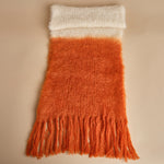 sciarpa mohair bicolore. CHA TEAL hinterveld 
