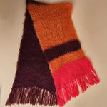 sciarpa in mohair a righe. STR SHORTBREAD.COFF.COPP hinterveld 