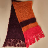 sciarpa in mohair a righe. STR SHORTBREAD.COFF.COPP hinterveld 