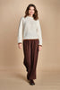 maglia a coste in mohair