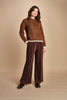 maglia a coste in mohair