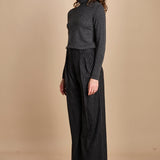 pantalone gessato 15P008CO191 P092 GREY ines de la fressange 