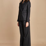 blazer gessato 15V516CO191 P092 GREY ines de la fressange 