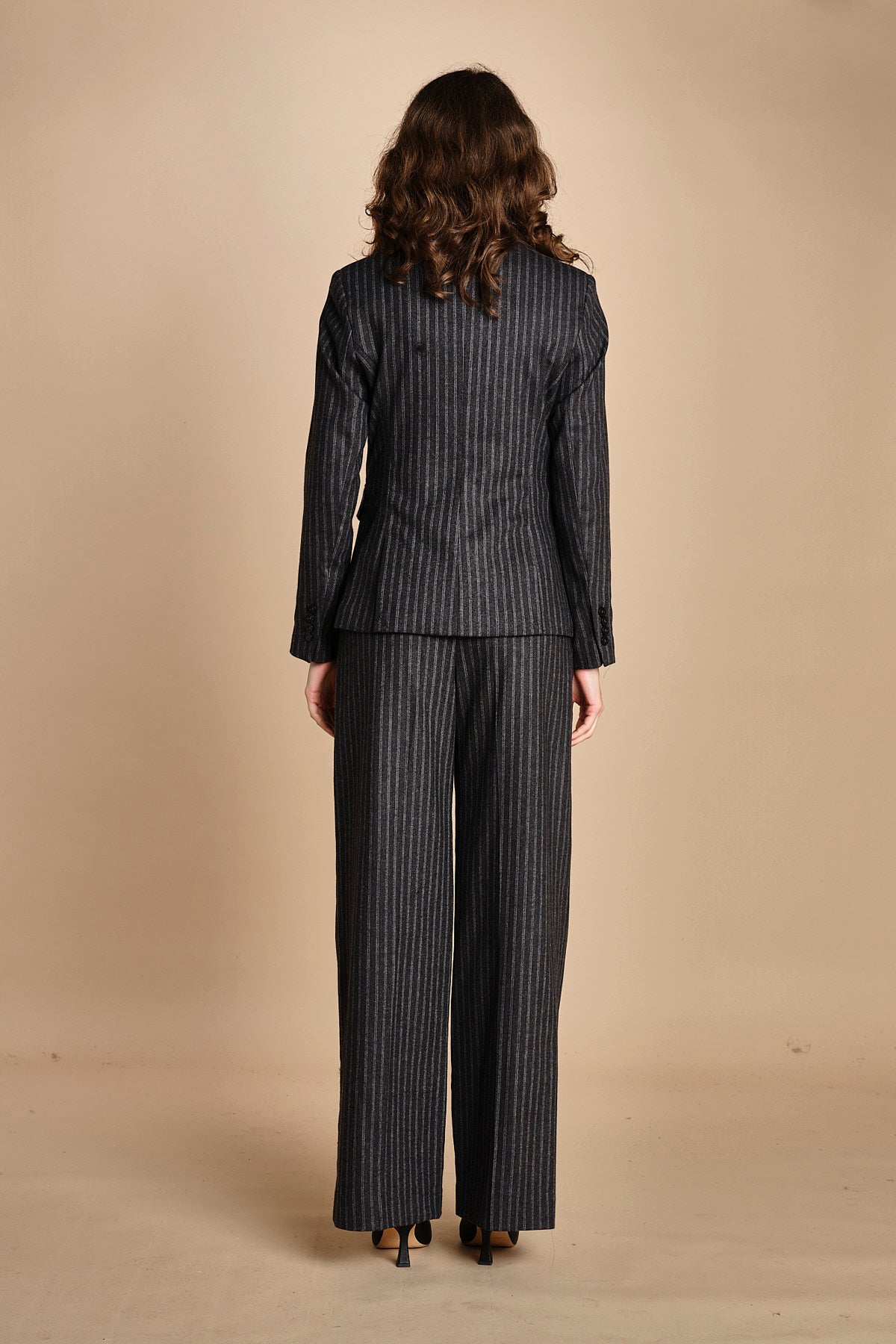 blazer gessato 15V516CO191 P092 GREY ines de la fressange 