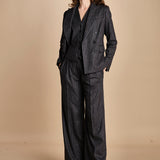 gilet gessato 15V528CO191 P092 GREY ines de la fressange 
