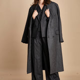 gilet gessato 15V528CO191 P092 GREY ines de la fressange 