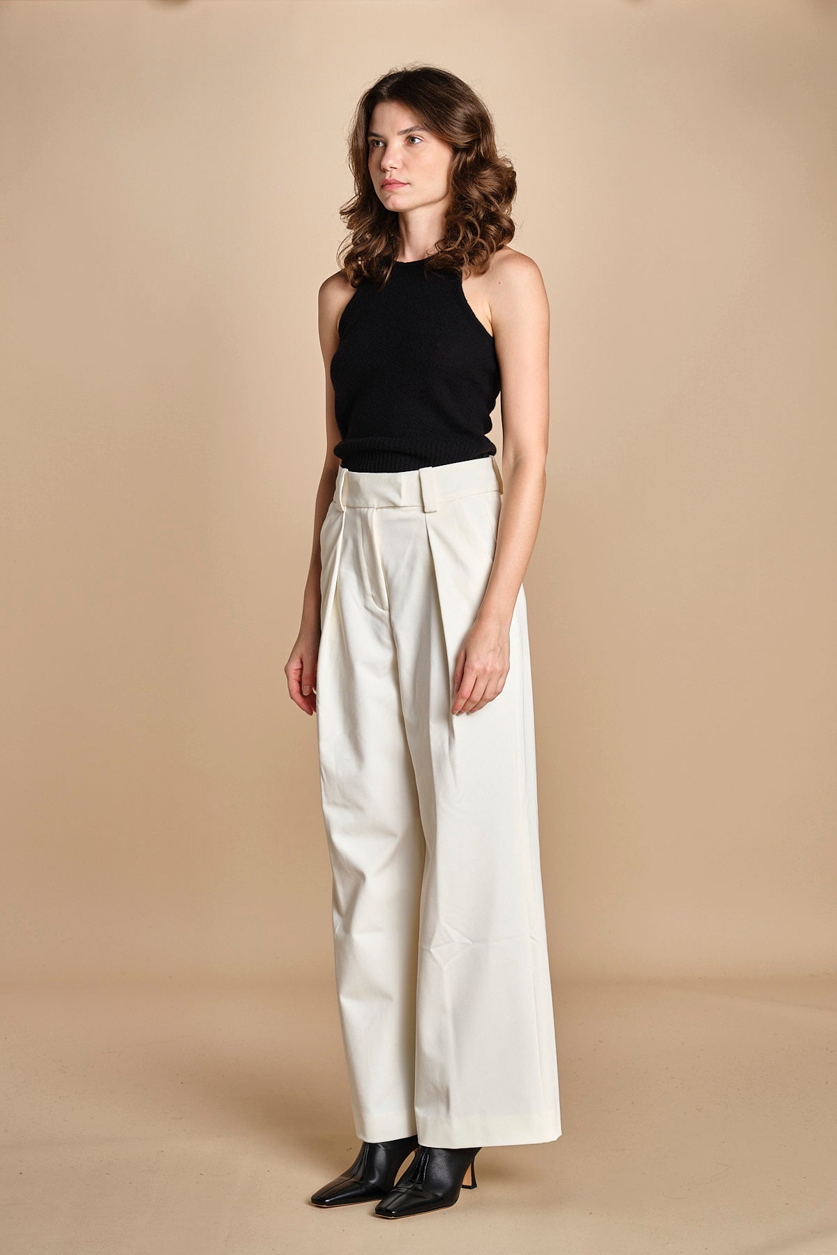 pantalone smoking PEONY ROSE IO1100X5121 WH011 ivy oak 