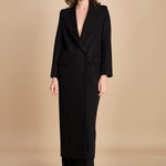 cappotto lungo smoking JIL ANN  IO1100X9049 BK999 ivy oak 