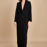 cappotto lungo smoking JIL ANN  IO1100X9049 BK999 ivy oak 