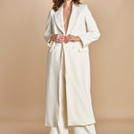 cappotto lungo smoking JIL ANN  IO1100X9049 WH011 ivy oak 