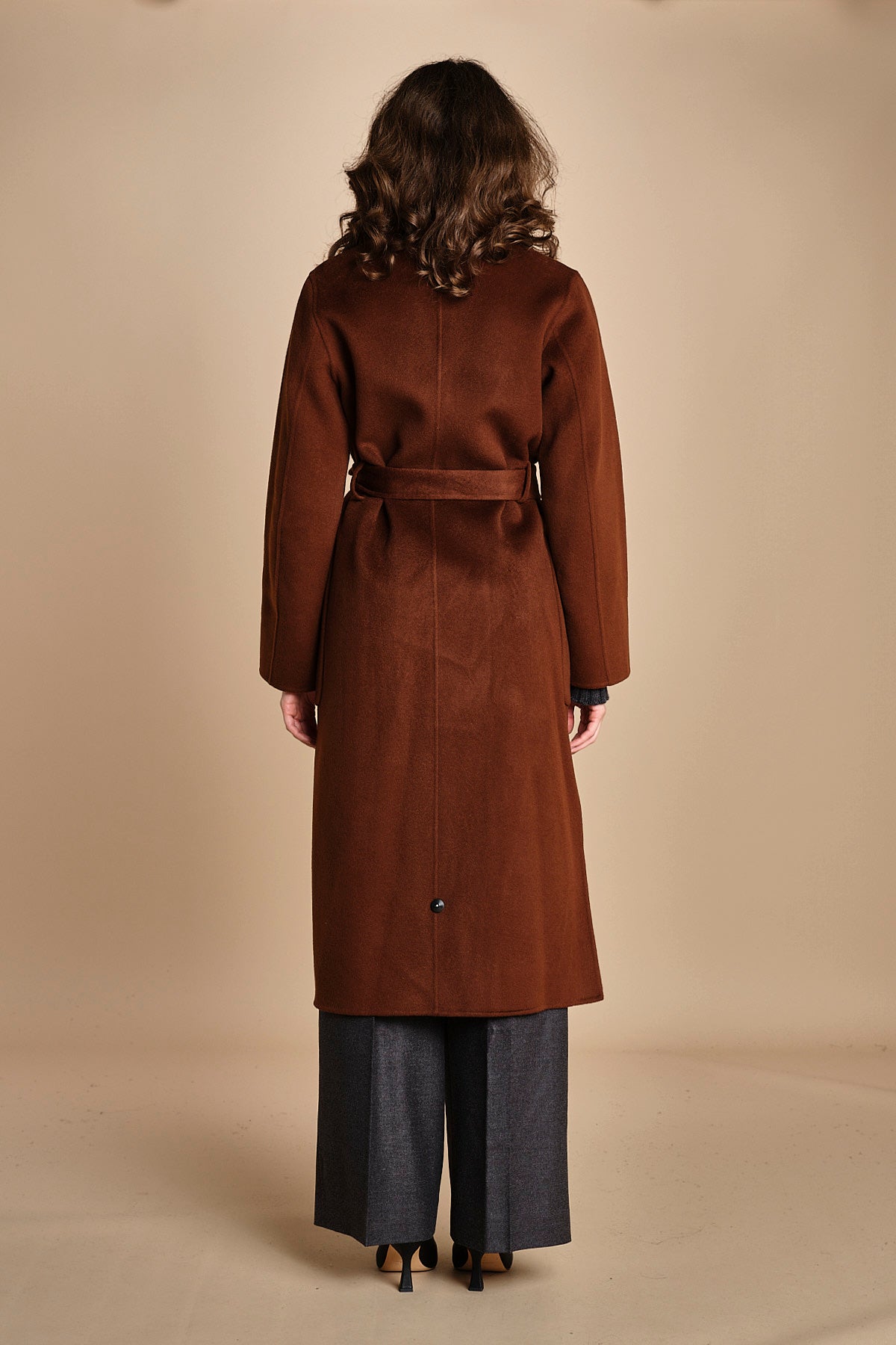 cappotto vestaglia double CELIA IO111046 BR248 ivy oak 