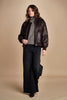 LARA bomber in pelle