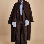 blazer quattro tasche in galles HARRY MJD505_A26240 BROWN COTTON CHECK jejia 
