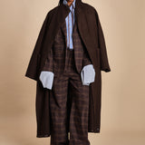 blazer quattro tasche in galles HARRY MJD505_A26240 BROWN COTTON CHECK jejia 