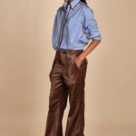 pantaloni 4 tasche in velluto liscio TWIGGY MJD211AAC1116 CHBRO jejia 