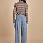 pantaloni in velluto rocciatore con pinces KATHERINE MJD217AA43894 V.450 jejia 