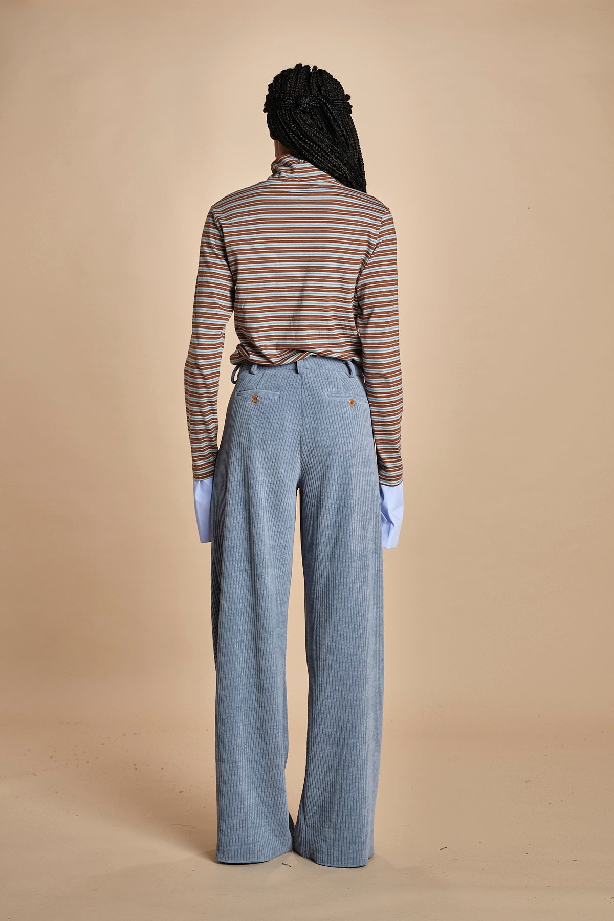 pantaloni in velluto rocciatore con pinces KATHERINE MJD217AA43894 V.450 jejia 