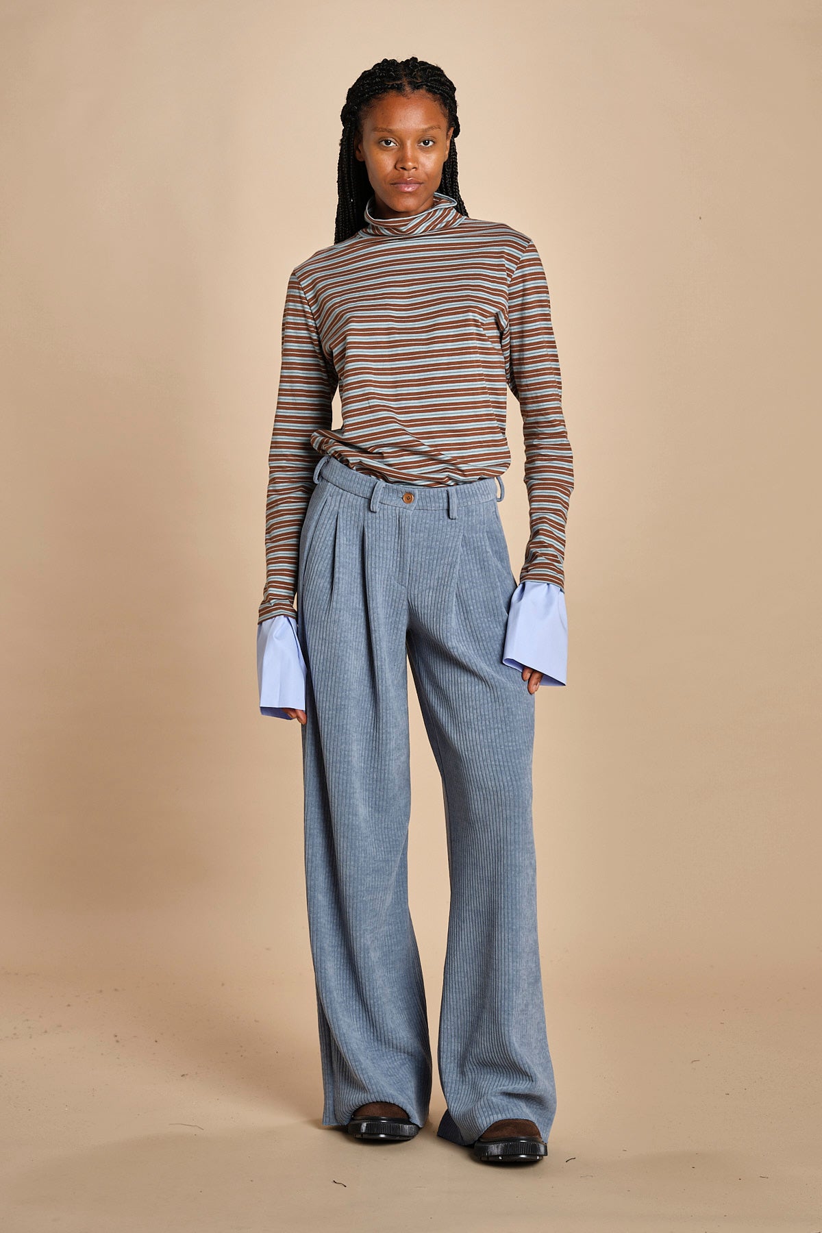 pantaloni in velluto rocciatore con pinces KATHERINE MJD217AA43894 V.450 jejia 