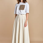 pantalone over in velluto BIRKIN MJD228_ATEX40 J0236 CREAM jejia 